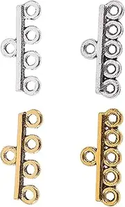 KALLORY Sets Jewelry Making Charms Necklace DIY Clasps Kit Bracelet Making Clasp Accessories Pcs