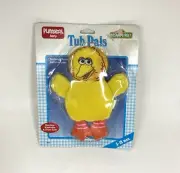 Vintage Playskool Baby 1987 SESEAME STREET BIG BIRD Tub Pals Cloth Toy NEW