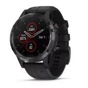 Garmin Fenix 5 Plus Multisport GPS/HRM Sapphire Premium Watch - Black/Black