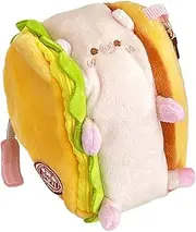 [Generic] Cute Hog Change Pouch | Small Change Pouch Cartoon Hog Sandwich Purse | Women Girls Versatile Storage Bag Tiny Wallet Purse for Cand, Small Change