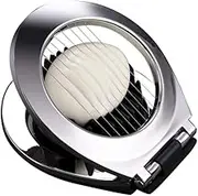 Daymi Stainless Steel Egg Cutter with 2-in-1 (Dishwasher Safe)