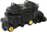 Aeroflow GM Brake Master Cylinder 1-1/8" Bore Black Cast Iron with Dual Bowl AF3