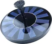 Solar Powered Water Pump 1.7W Solar Panel Water Fountain Bird Bath Small Pond Garden Decoration