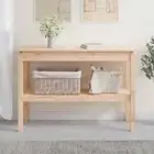 Solid Wood Pine Console Table Hallway Table 110x40x75 cm/80x40x75 cm vidaXL