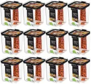 12 Pack Sistema Ultra Tritan Container 920ML Plastic Food Storage