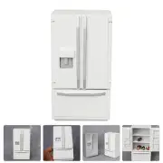 Mini Fridge Model Toy Refrigerator Kids Kitchen Doll House Furniture Clearance