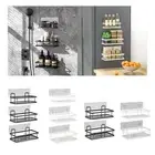 Shower Caddy Shelf Wall Mount Bathroom Shelves for Kitchen Toilet Apartment