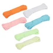 Paracord Rope Tent Rope Braided Polyester Rope Guy Line Parachute Cord Camping