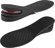 TOBBOMEY Shoe Lifts Inserts 2 Layer Height Increase Insoles Comfortable Breathable Shockproof