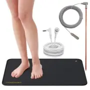 Grounding Mat,with Copper Grounding Rod,Connect to Earth EMF Recovery,for Foo...