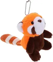 KOMBIUDA Little Raccoon Pendant Animal Pendant Stuffed Doll Raccoon Hanging Ornament Raccoon Keychain Pendants Plush Keychain Animals Decor Plush Raccoon Doll Key Rings Short Plush