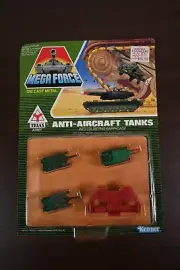 1989 Kenner Mega Force Triax Army Anti-Aircraft Tanks