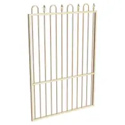 ProtectorAl 0800 - 1200 x 1800 mm Primrose Aluminium Pool Gate Spear Top with Mid Rail