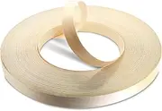 [WoodPress] 22mm Real Birch Wood Pre-Glued Veneer Edging Tape – 50m Trade Roll – Iron-On Wood Application