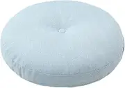 Qianly Floor Pillow Floor Cushion Meditation Pouf Chair Pad for Bedroom Meditation Office, Light Blue