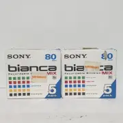 Sony Bianca 1st edition MiniDiscs 80 min 10 pack Brand New And Sealed