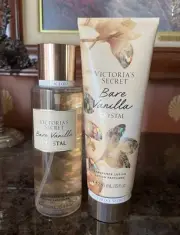 NEW Victoria's Secret "Bare Vanilla Crystal” Set- RARE