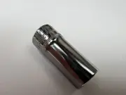 Snap-on FSMS12 12mm 3/8" drive 6 Pt Metric Semi Deep Chrome Socket