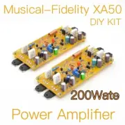1pair Musical-Fidelity XA50 200Wate 4Ω Power Amplifier DIY KIT & Finished Board