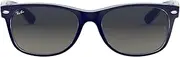 [Ray-Ban] NEW WAYFARER - TOP MATTE BLUE ON TRANSP Frame GREY GRADIENT Lenses 52mm Non-Polarized
