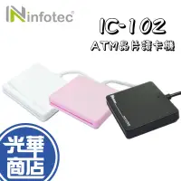 在飛比找蝦皮購物優惠-Infotec IC102 ATM薄型 晶片讀卡機 黑 白 