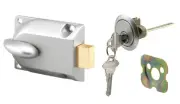 Prime-Line GD52119 Silver Diecast Deadbolt Lock 1.5L x 7.7H x 3.9W in. 5 Pack