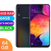 Samsung Galaxy A50 (64GB, Black) - Grade (Excellent)