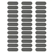 100 Pcs 0.59"x0.18" Phone Dustproof Net Sticker Phone Speaker Cover Black