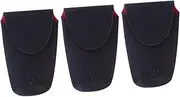 DOITOOL 3Pcs Camera Lens Pouches Thick Neoprene Cases for Shock Protection Suitable for DSLR Lens Storage Collision Scratch Resistant for Photography