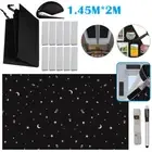 Portable Blackout Blind Window Stick On Kitchen Insulated Curtains Thermal DIY