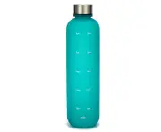 Water bottle bottle portable travel student fashion frosted gradient copper lid sports outdoor space plastic cup