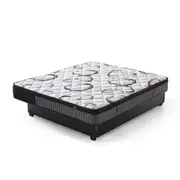 Foret Bed Mattress 9 Zone Euro Top Bedding Foam Super Firm 24cm Single King Single Double Queen King Size Double
