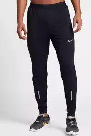 Nike Power Shield Tech Mens Running Tights Black Small Dri-FIT Reflective NWT