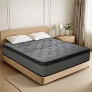 Advwin 7-Zone Double Mattress Pocket Spring 30cm Medium Firm Memory Foam Mattress