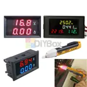 100A LCD Voltmeter Ammeter Volt Amp Power Kwh Panel Meter AC 80-300V/200-450V