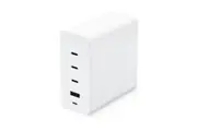Mophie 120W USB-C PD GaN Wall Charger - White, Compact Size, Up to 120W Fast