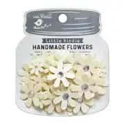 Little Birdie Sparkle Florettes Paper Flowers 60/Pkg-Amor Mio SPRKLFL2-79499