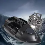 RC Boat Fishing Bait Boat, BoatsFishing Bait Boat, GPS Positioning Automatic Cruise, with 12000mAh Battery Automatic Cruise Bait Boat Fishing Tool, Camouflage Black