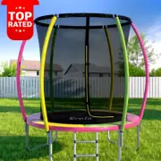 Kids Trampoline 6FT Mini Round Rebounder Outdoor Bouncing Gift Safety Net Pad Co