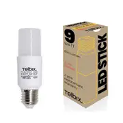 T37 LED Globe ES 240V 9W White Polycarbonate 6000K - G T379E27OP860D