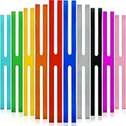 9 Inch H Silicone Rubber Bands Assorted Color Elastic Rubber Wrapping Bands for Books, Cameras, Art, Cooking, Wrapping, Exercise, Bag Wrap (20 Pieces)