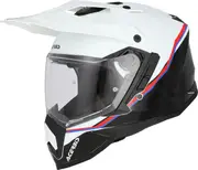 Acerbis Assault, adventure helmet , color: White/Black/Red/Blue , size: S