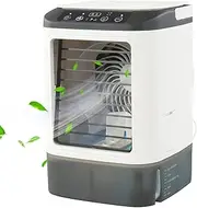 Air Conditioner Portable for Room - USB Desktop Humidifier | LED Fan with 3 Speed Portable Air Conditioner for Bedroom RV Garage Apartment Dorm