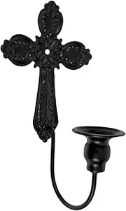 Yardwe Candlestick Wall-Mounted Candleholder Tea Candle Holder Festive Decor Wall Sconce