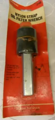 K-D TOOLS 1/2" DRIVE NYLON STRAP OIL FILTER WRENCH UP TO 6" #3149 NEW OLD STOCK