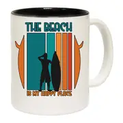 The Beach Is My Happyplace Surf Surfing Mug Cup