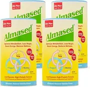 Almased Vanilla Meal Replacement Shake - Low-Glycemic High Plant Base Protein Powder- Nutritional Weight Health Support Supplement - Vanilla Flavor - 17.6 oz (1.1 Pound (4 Pack))