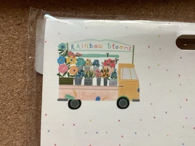 Violet Studios DECOUPAGE CARD KIT Rainbow Blooms - Flowers - Makes 2 cards