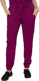 [SOULFUL SCRUBS] Jogger Pant for Women, 5 Pocket, Midrise Fit - Stylish Medical Scrub Pant 3502 Cora