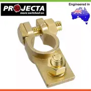 PROJECTA Forged Brass Battery Terminal Positive Stud Square Mount